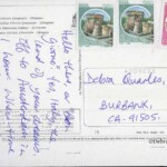 PC#100 BACK MILANO - Mailed xx/xx/xxxx - Hello there, or "Bongiorno". Yes, Italy, the land of your dreams. Off to Amsterdam in 1 hour. Whew - time flies! See you soon. Love Lem xxxx PC#100 BACK MILANO - Mailed xx/xx/xxxx - Hello there, or "Bongiorno". Yes, Italy, the land of your dreams. Off to Amsterdam in 1 hour. Whew - time flies! See you soon. Love Lem xxxx