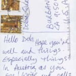 PC#84 BACK MOTORHEAD - Mailed xx/xx/xxxx - Hello Deb, Hope you're well and things. Especially things! In Austria, as you see! Write and call you soon. Love Lem xxx PC#84 BACK MOTORHEAD - Mailed xx/xx/xxxx - Hello Deb, Hope you're well and things. Especially things! In Austria, as you see! Write and call you soon. Love Lem xxx