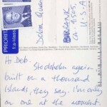 PC#99 BACK STOCKHOLM - Mailed xx/xx/xxxx - Hi Deb, Stockholm again, built on a thousand Islands, they say. I'm only on one at the moment. Mikkey sez "Hello" Love Lemmy xxxx PC#99 BACK STOCKHOLM - Mailed xx/xx/xxxx - Hi Deb, Stockholm again, built on a thousand Islands, they say. I'm only on one at the moment. Mikkey sez "Hello" Love Lemmy xxxx