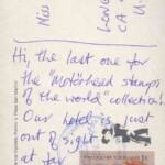 PC#19 BACK BUENOS AIRES - "Hi, the last one for the “Motorhead stamps of the world collection”! Our hotel is just out of sight at far And so am I! Love Lem" PC#19 BACK BUENOS AIRES - "Hi, the last one for the “Motorhead stamps of the world collection”! Our hotel is just out of sight at far And so am I! Love Lem"