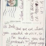 PC#27 BACK ROME - Posted xx/xx/xxxx - Hi Deb, Here we are where you wanted to visit. So I’m sending you two postcards!! Woop Woop and salute grande Love Lem PC#27 BACK ROME - Posted xx/xx/xxxx - Hi Deb, Here we are where you wanted to visit. So I’m sending you two postcards!! Woop Woop and salute grande Love Lem