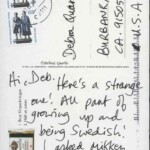 PC#48 BACK STOCKHOLM - Mailed xx/xx/1998 - "Hi Deb. Here's a strange one! All part of growing up and being Swedish! I asked Mikkey about it + he says it's normal? Love Lem XXX PC#48 BACK STOCKHOLM - Mailed xx/xx/1998 - "Hi Deb. Here's a strange one! All part of growing up and being Swedish! I asked Mikkey about it + he says it's normal? Love Lem XXX