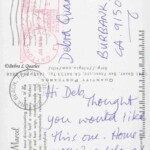 PC#61 BACK DAYTONA BEACH - Mailed xx/xx/xxxx - Hi Deb, Thought you would like this one. Home-coming delayed 'til about the 8th Aug. I'll call. XXX PC#61 BACK DAYTONA BEACH - Mailed xx/xx/xxxx - Hi Deb, Thought you would like this one. Home-coming delayed 'til about the 8th Aug. I'll call. XXX