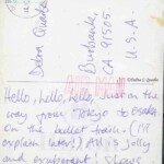 PC#67 BACK TOKYO - Mailed xx/xx/xxxx - Hello, hello, hello, Just on the way from Tokyo to Osaka. On the bullet train. (I'll explain later!) All is jolly and exuberant! Shows so far, So good! Again soon Love Lem XXX PC#67 BACK TOKYO - Mailed xx/xx/xxxx - Hello, hello, hello, Just on the way from Tokyo to Osaka. On the bullet train. (I'll explain later!) All is jolly and exuberant! Shows so far, So good! Again soon Love Lem XXX